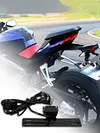 Electric Motorcycle License Plate Mount for CFMOTO 450SR 450NK 450MT 675NK Universal License Plate Holder Adjustable 160-Degree Rotation