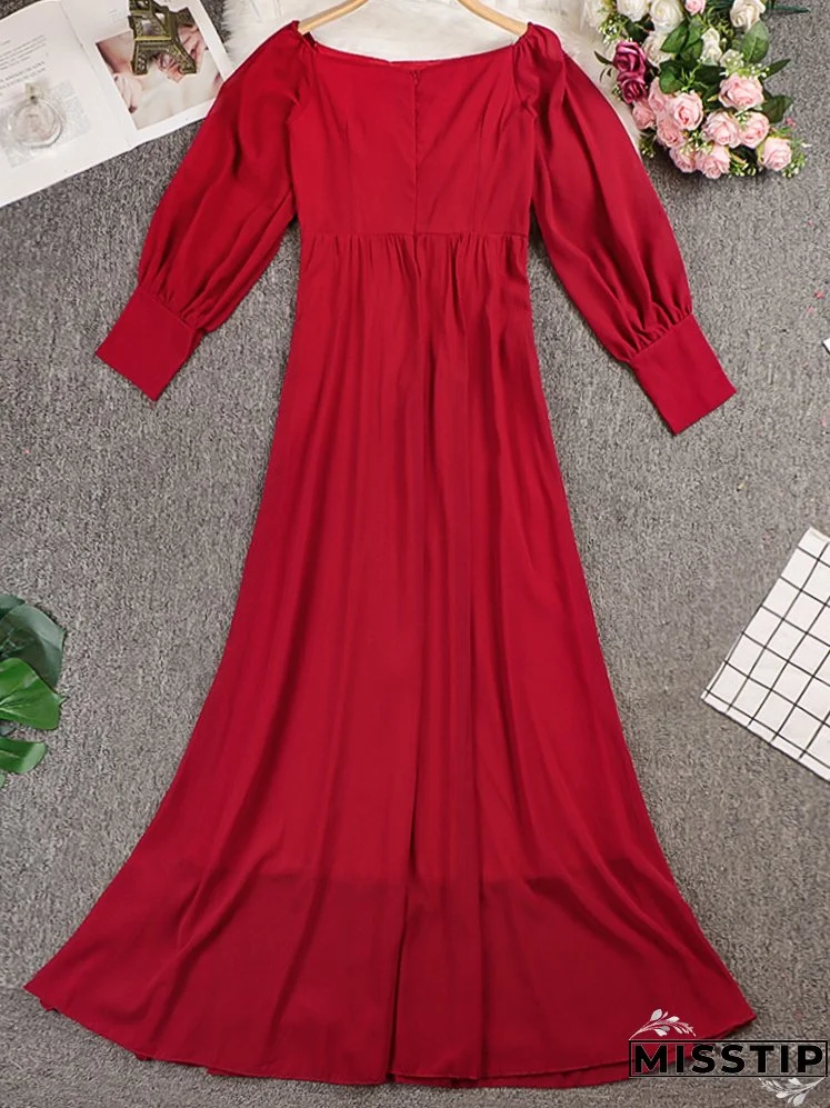 Temperament Fashion Sexy Chiffon Simple Evening Dresses