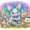 Diamond Painting-DIY Full Round Drill Rabbit