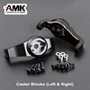 AMK Brass Counter Weight Black Coating TRX4 Portal Axle Housing for 1/10 RC Crawler TRX6 TRX-4 Bronco Defender Upgrade (8 in 1 Set for TRX4)