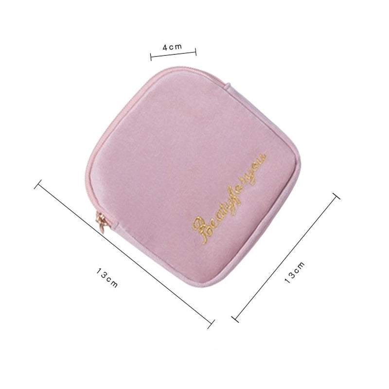 Cute Solid Color Fabric Irregular Layered Drawstring Jewelry Packaging Bags