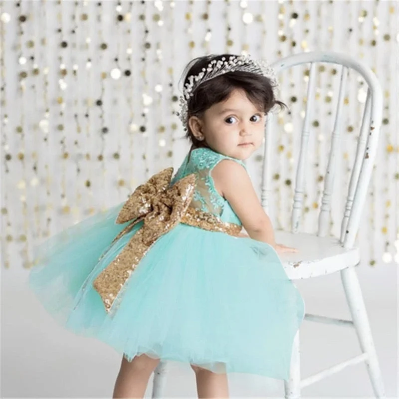 Toddler Girls Dress Newborn Party Princess Dress For Baby First 1st Year Birthday Dress Christmas Costume Infant Party Dress