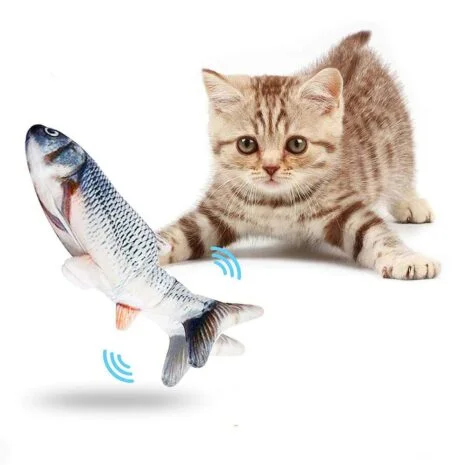Musedesire Dancing Fish Cat Toy