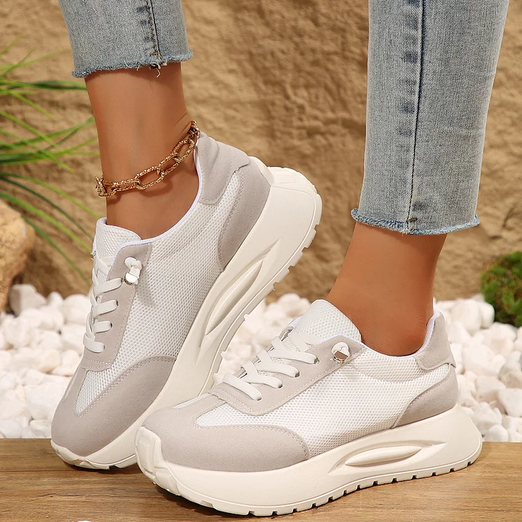 Women New Shoes Thick-soled Trend Shoes Casual Sports 1688 Stunahome.com