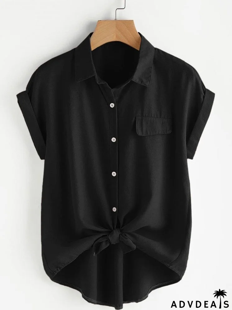 Plus Batwing Sleeve Dip Hem Blouse