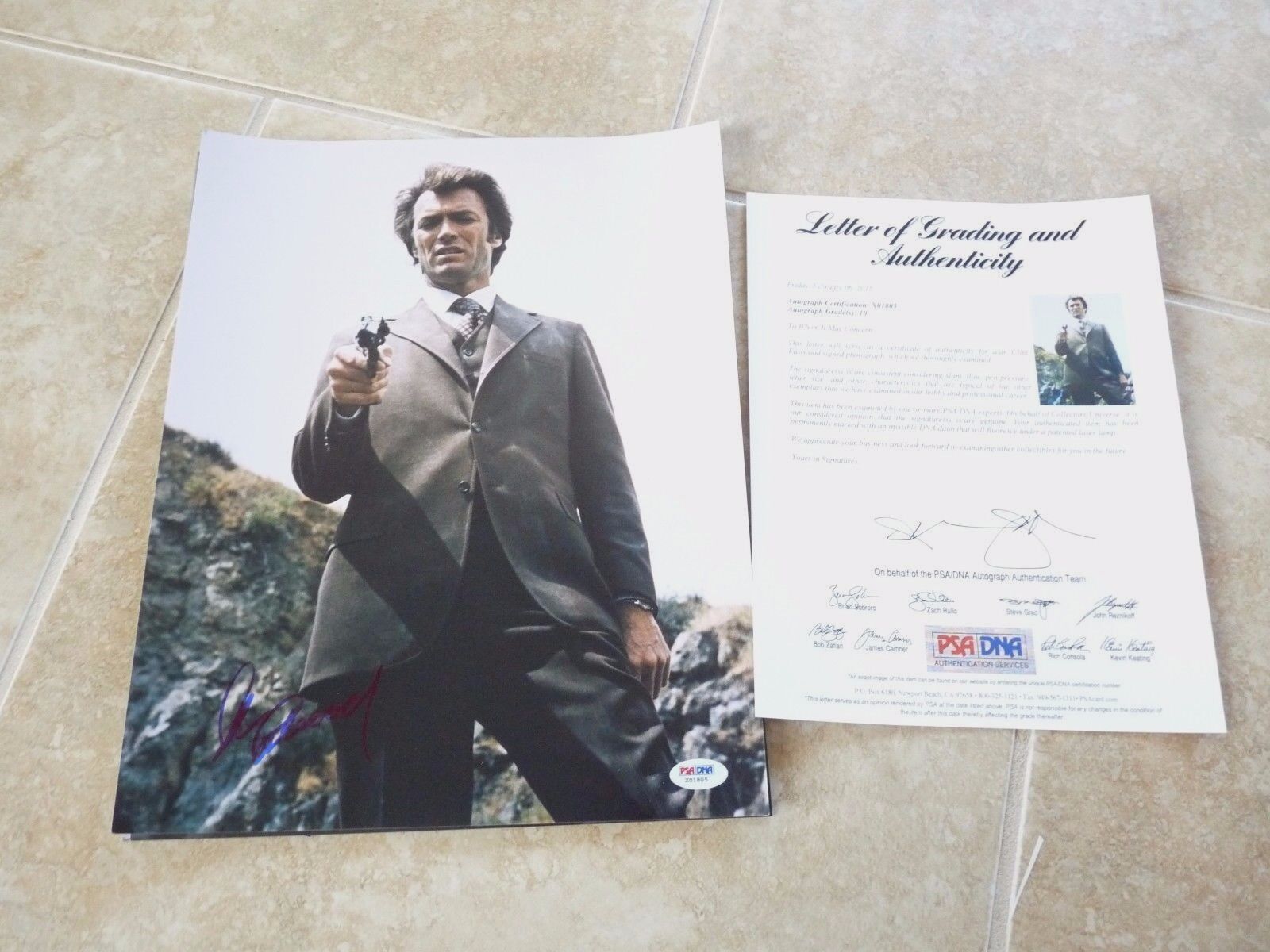 Clint Eastwood Dirty Harry Signed Autographed 11x14 Promo Photo Poster painting PSA Certified #7