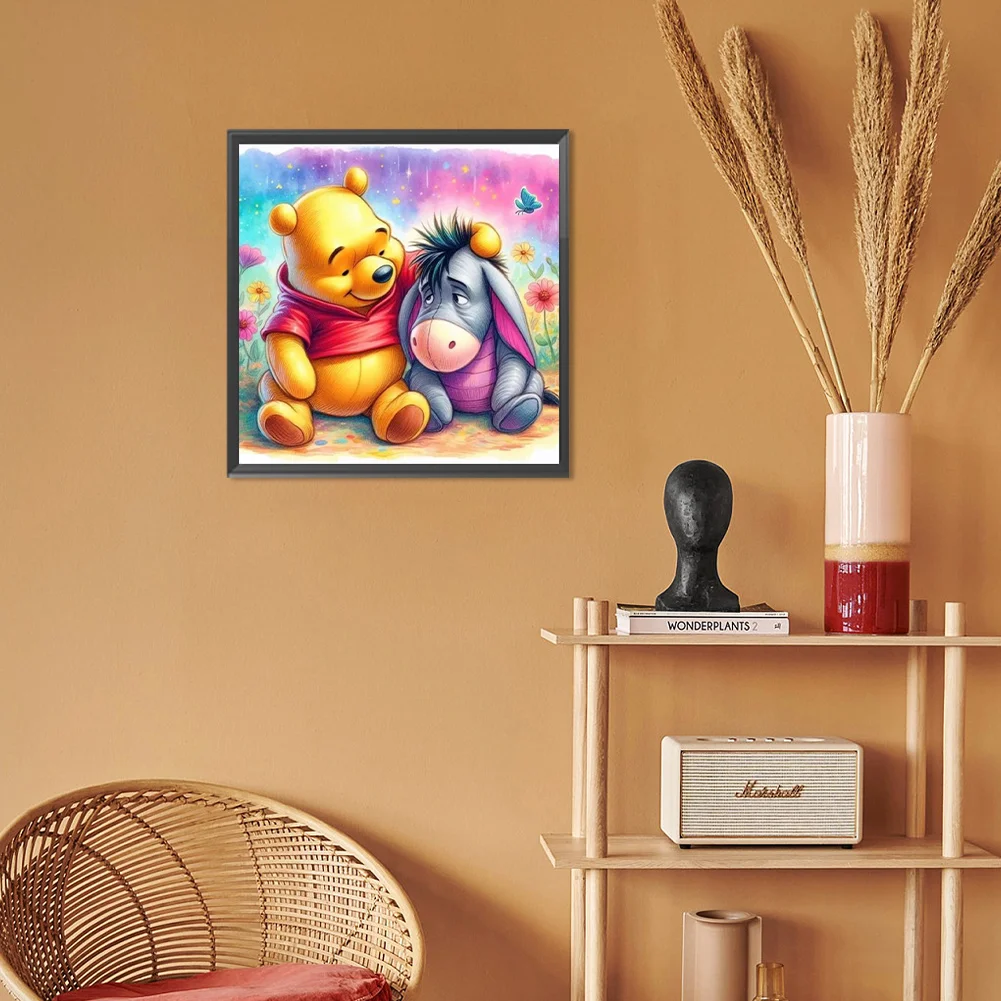 Diamond Painting - Full Round Drill - Winnie the Pooh(Canvas|30*30cm)