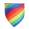 Pet Dog Scarf Bandana Washable Rainbow Saliva