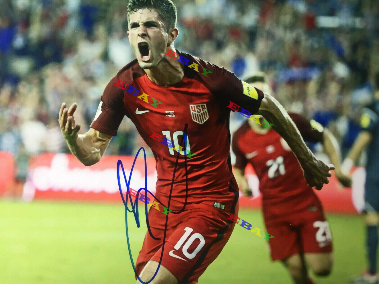 CHRISTIAN PULISIC Autographed Signed 8x10 Photo Poster painting Reprint