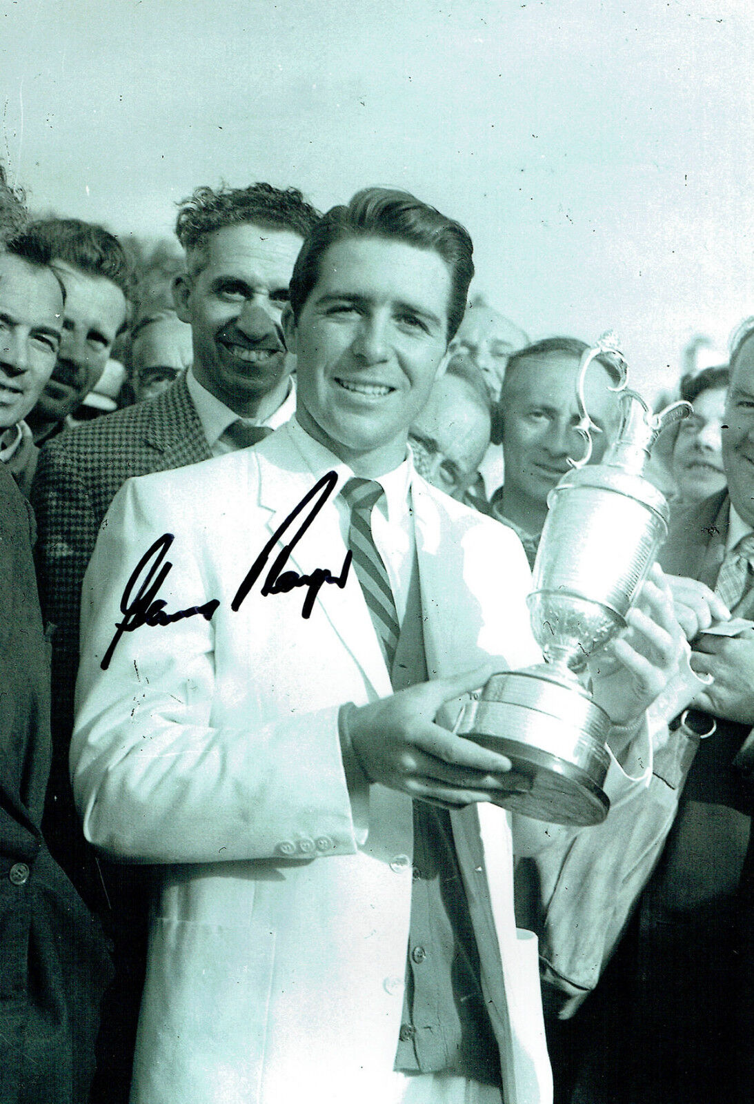 Gary PLAYER SIGNED Autograph 12x8 Photo Poster painting AFTAL COA The Open Golf Winner