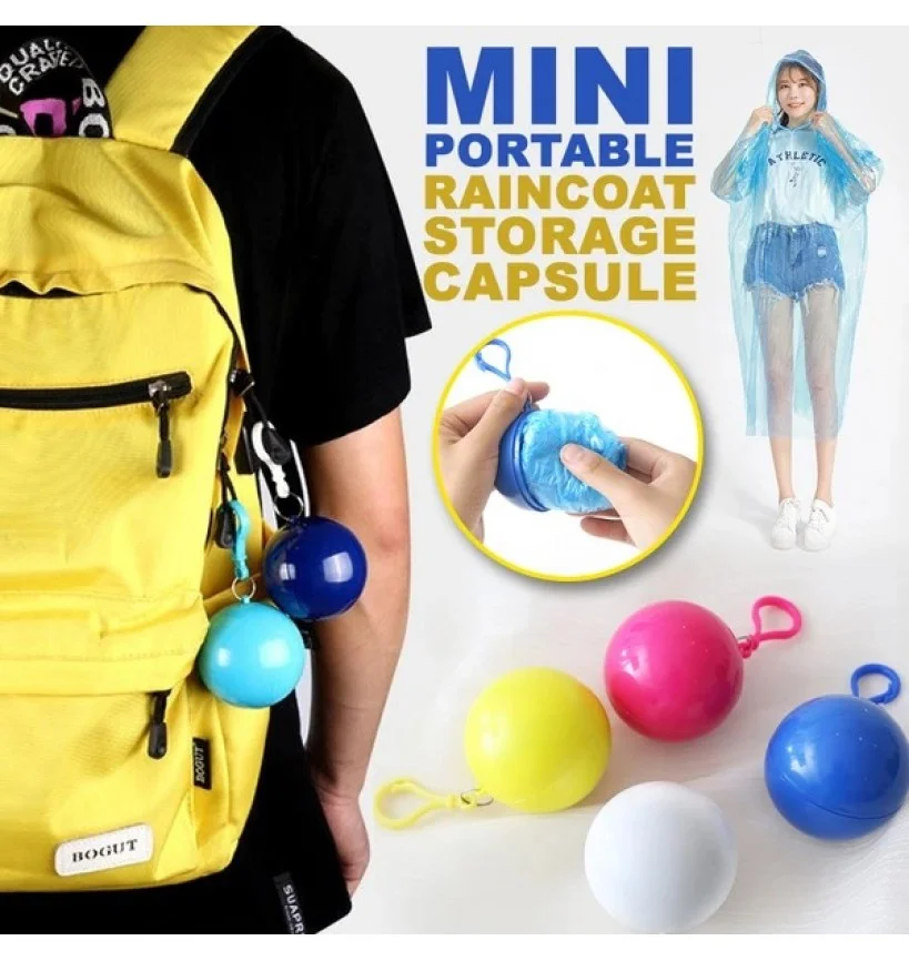 (Last Day Promotions-48% OFF)Mini Portable Raincoat Ball(BUY 5 GET 3 FREE & FREE SHIPPING)