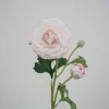 Real Touch Moisture 2 Stems White Ranunculus Luxe Artificial Flower