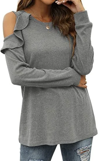 Women's Casual Long Sleeved Shirt Blouse