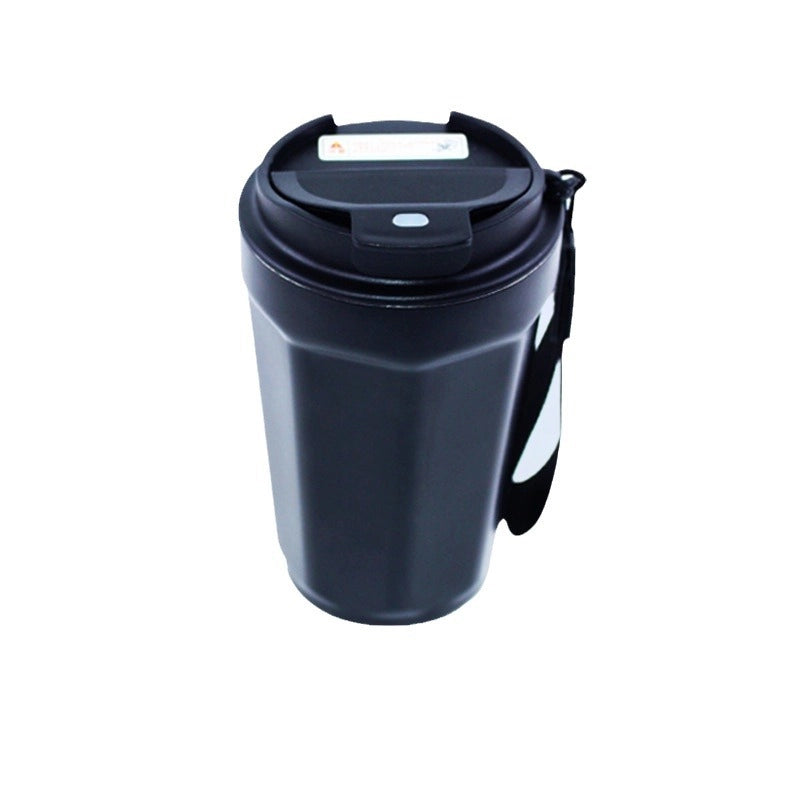 Octagon Coffee Cup Coke Cup Diamond Cup Simple 316 Stainless Steel Coffee Cup Double Vacuum Portable Thermos Cup