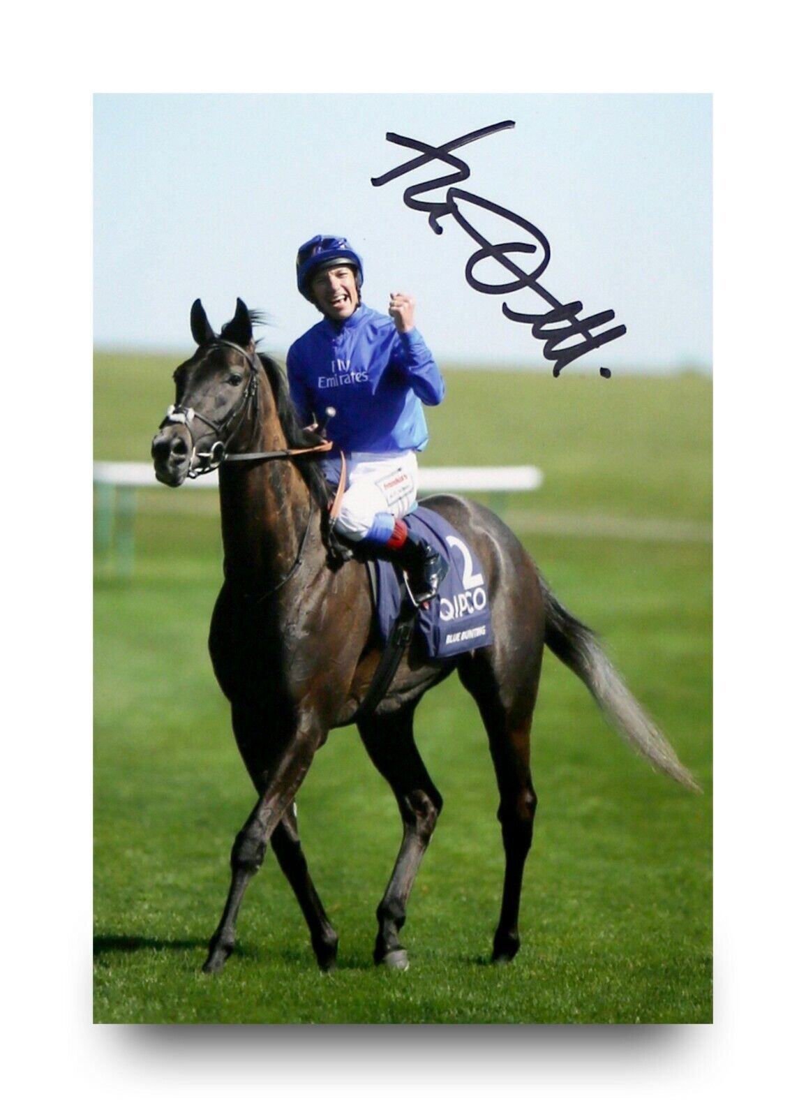 Frankie Dettori Signed 6x4 Photo Poster painting Horse Racing Legend Autograph Memorabilia + COA