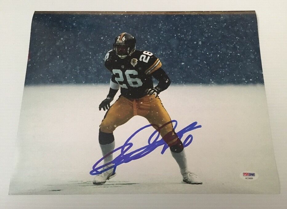 Rod Woodson Signed Autographed 11x14 Photo Poster painting Steelers Raiders HOF PSA/DNA COA 1