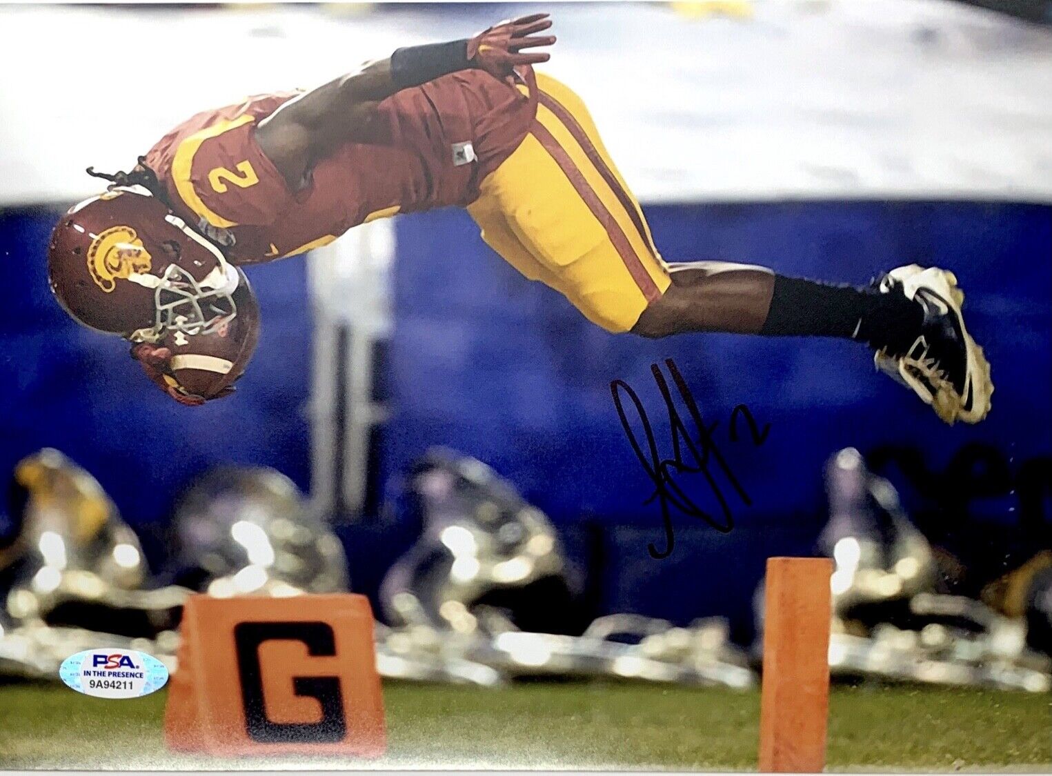 Adoree' Jackson Signed 8x10 Photo Poster painting USC Trojans PSA 9A94211