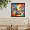 Instrument de musique color&eacute; tambour set-perceuse ronde peinture diamant-40 * 40cm