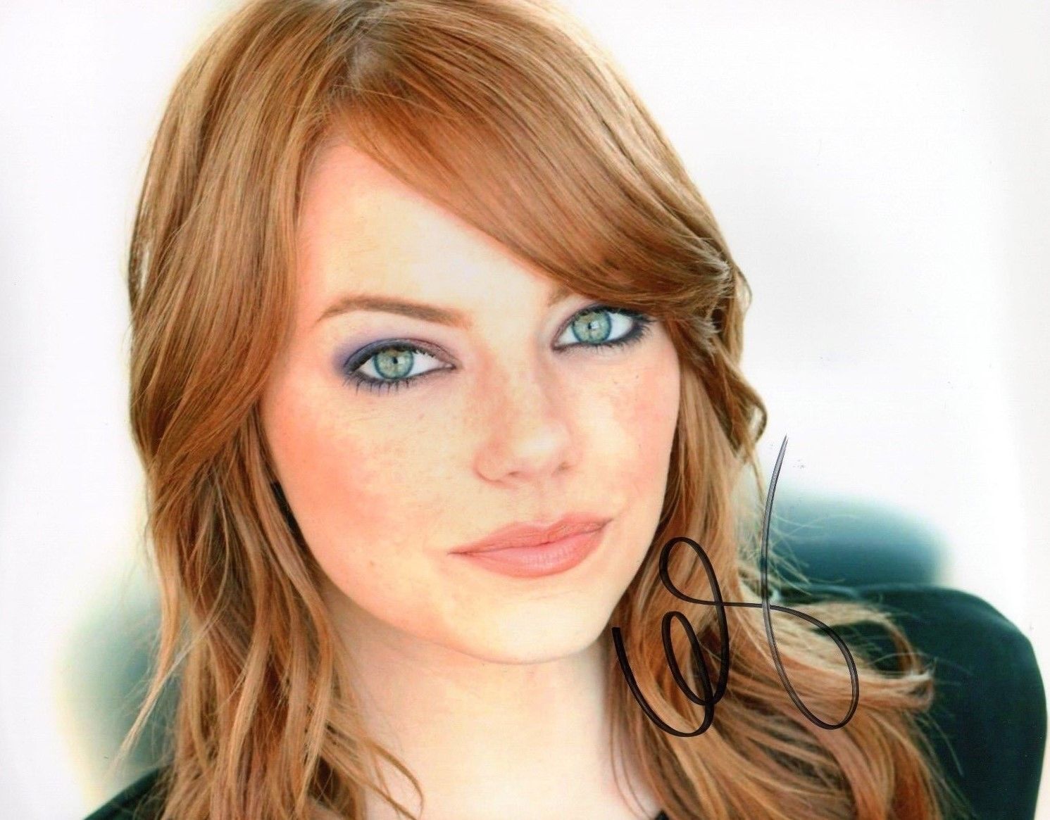 EMMA STONE AUTOGRAPHED SIGNED A4 PP POSTER Photo Poster painting PRINT 1