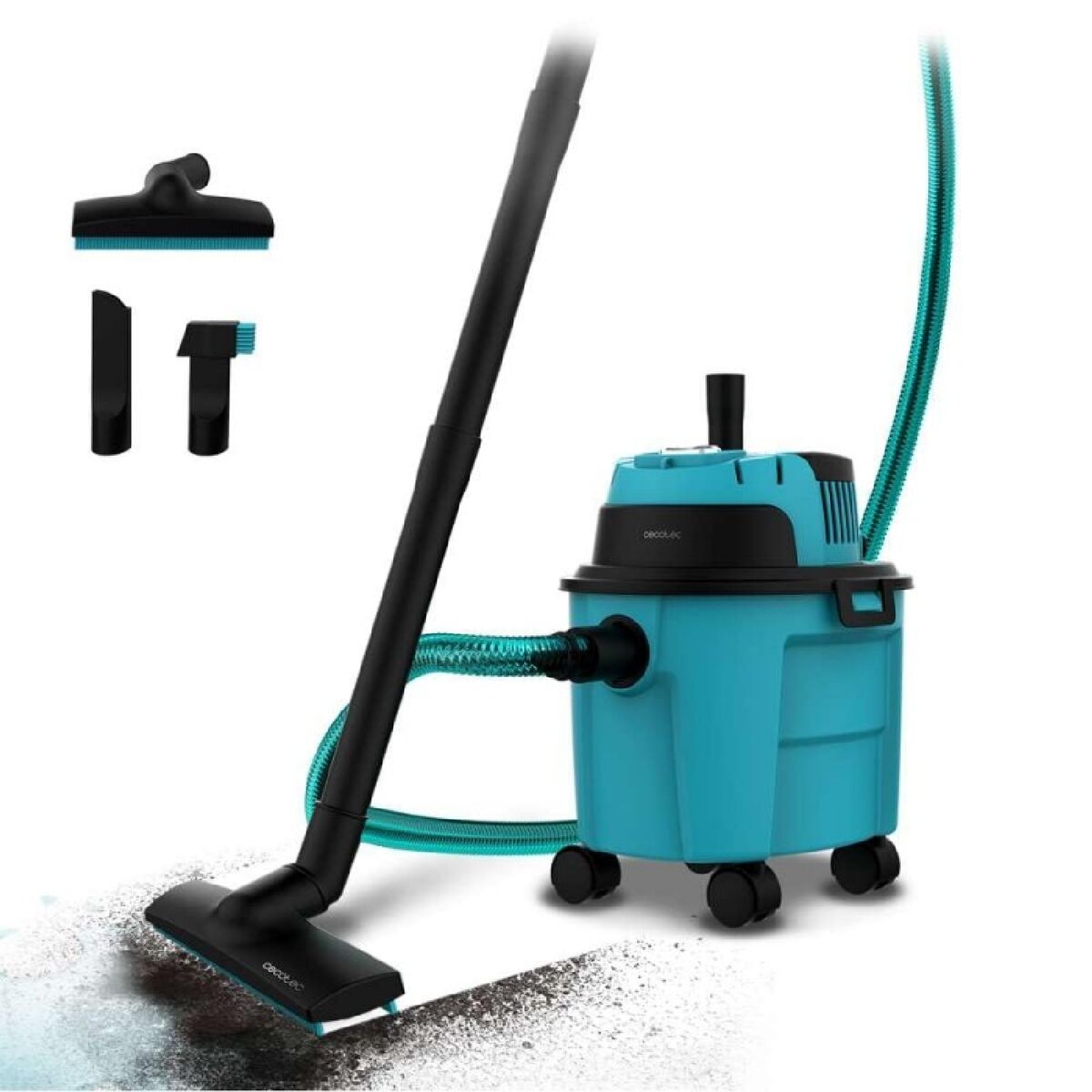 Wet and dry vacuum cleaner Cecotec Conga Rockstar Wet & Dry Compact Garden Blue 1000 W