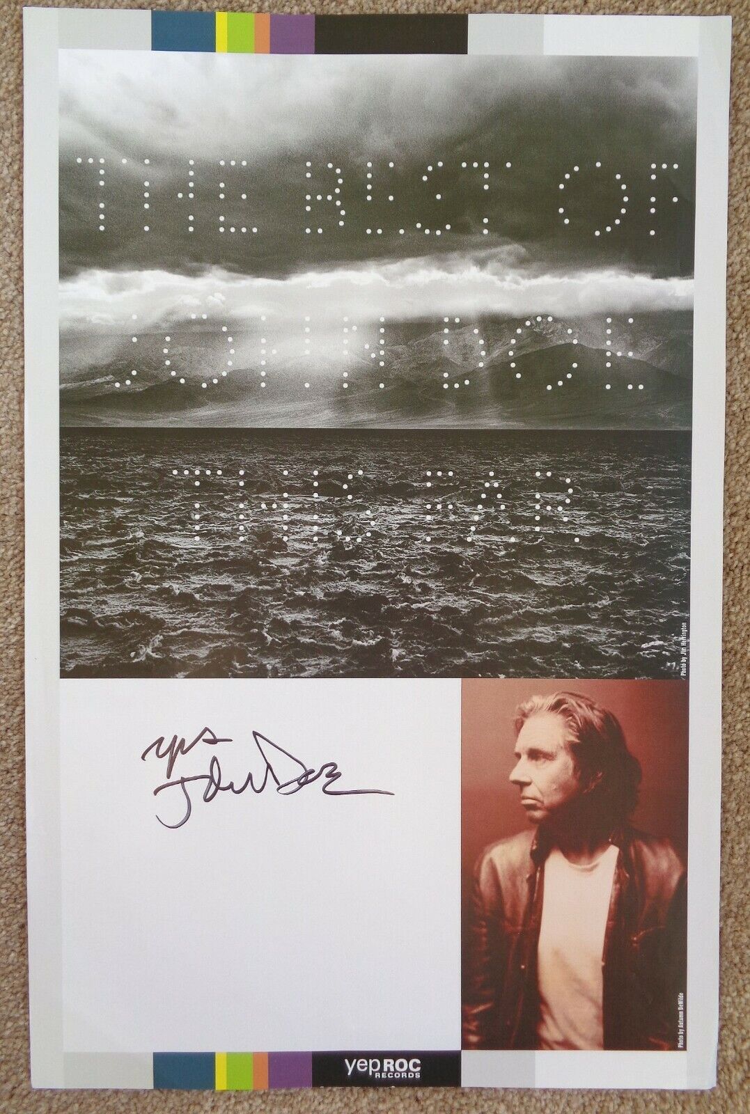 Signed JOHN DOE X Band Album POSTER This Far In-Person w/proof Autograph Concert