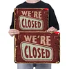 We're Closed - Vintage Metal Signs(12*16Inch) - Warning