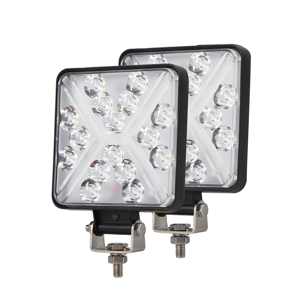 

2pcs 4 inch Square LED Work Light 168W Waterproof Offroad Driving Fog Lamps, 501 Original