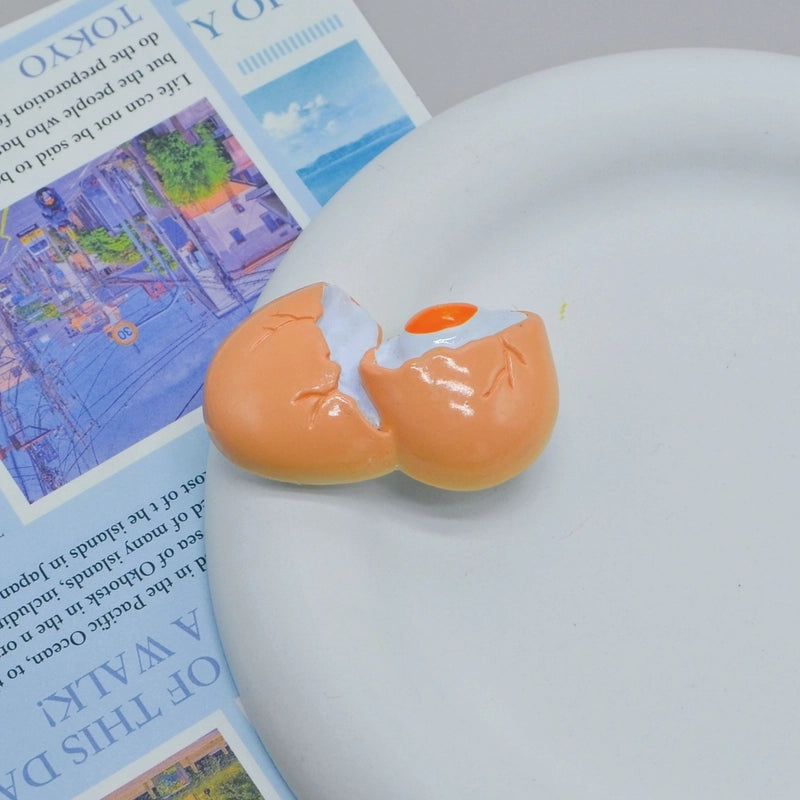 Women’s Cute Egg Plastic Epoxy Hair Clip