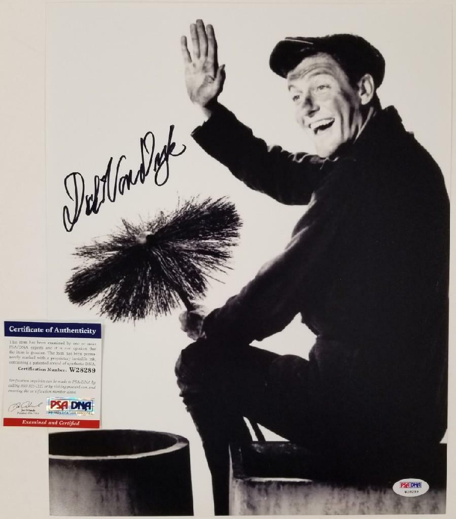 Dick Van Dyke signed Mary Poppins 11x14 Photo Poster painting #6 Autograph ~ PSA/DNA COA