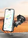 Car Phone Holder Strong Suction Cell Phone Holder for Dashboard Windshield Vent