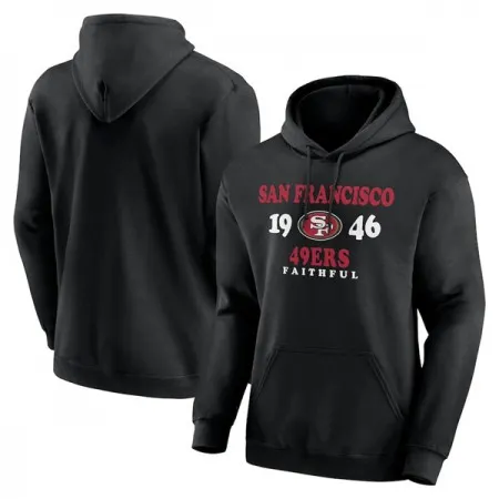 Men's San Francisco 49ers Black Fierce Competitor Pullover Hoodie