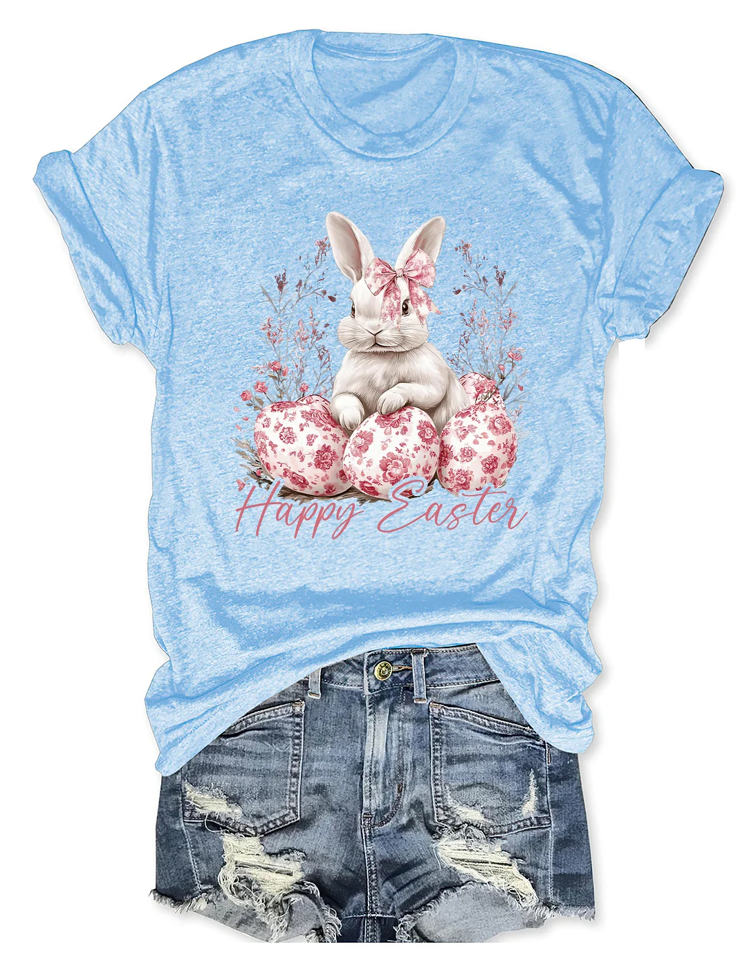 Floral Chinoiserie Bunny T-shirt
