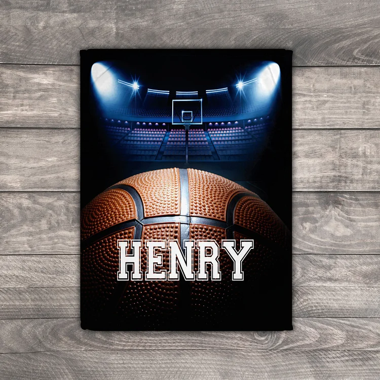 Personalized Basketball Throw Blanket For Comfort & Unique|BKKid98