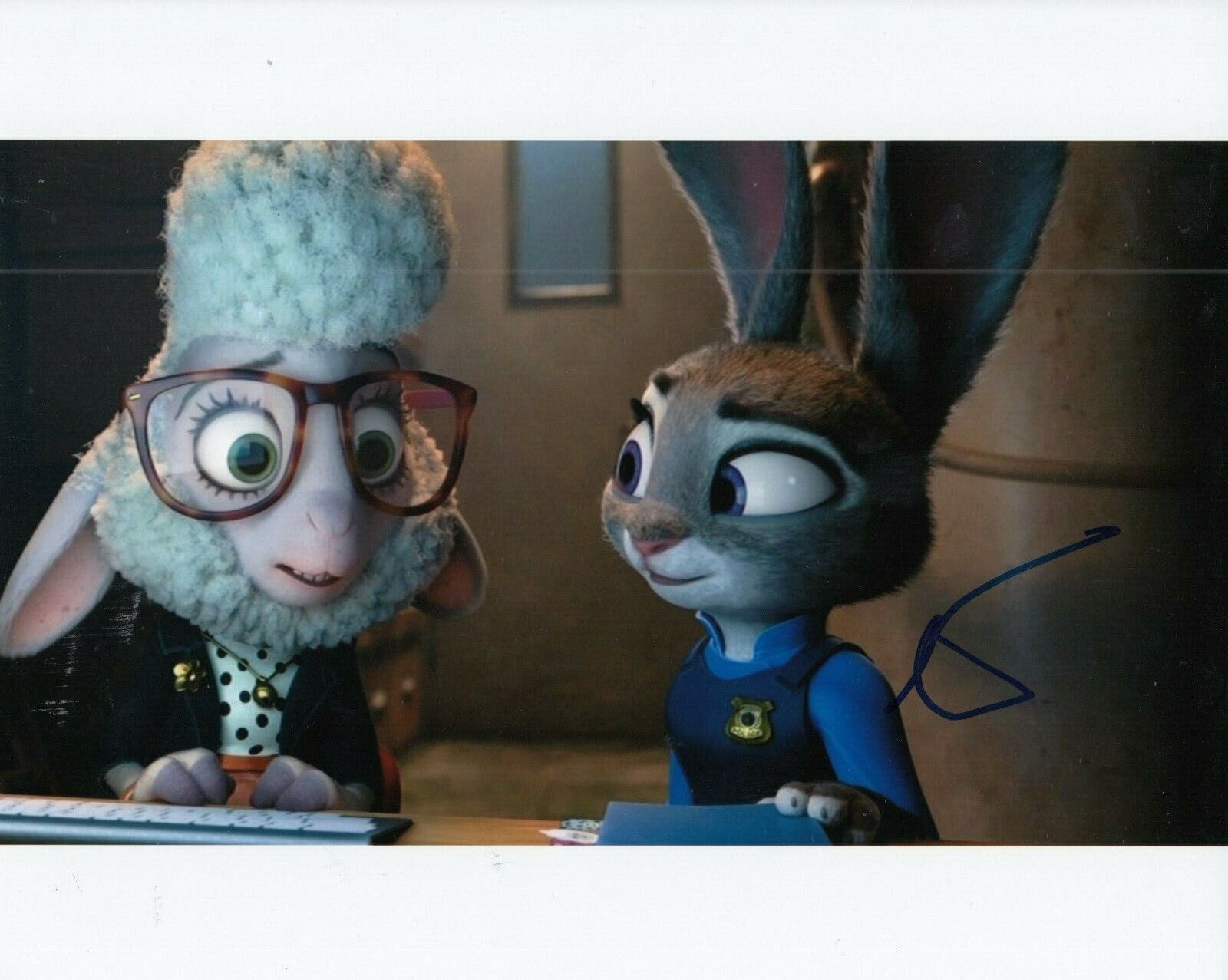 JENNY SLATE signed (ZOOTOPIA) autographed Movie 8X10 Photo Poster painting *Bellwether* W/COA #2