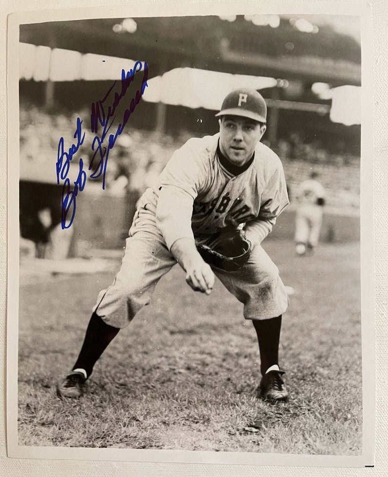 Bob Friend (d. 2019) Signed Autographed Vintage Glossy 8x10 Photo Poster painting Pittsburgh Pirates - COA Matching Holograms