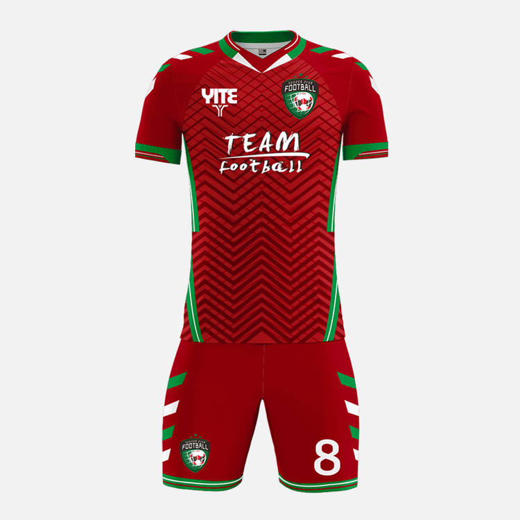 YITE | YTZQ208-White  And Red Soccer Uniforms