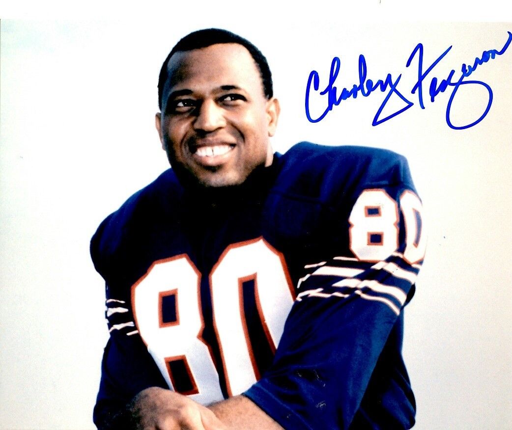 Autographed CHARLEY FERGUSON Buffalo Bills 8x10 Photo Poster painting w/COA