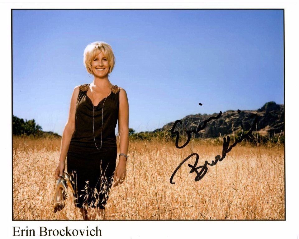 ERIN BROCKOVICH signed autographed Photo Poster painting