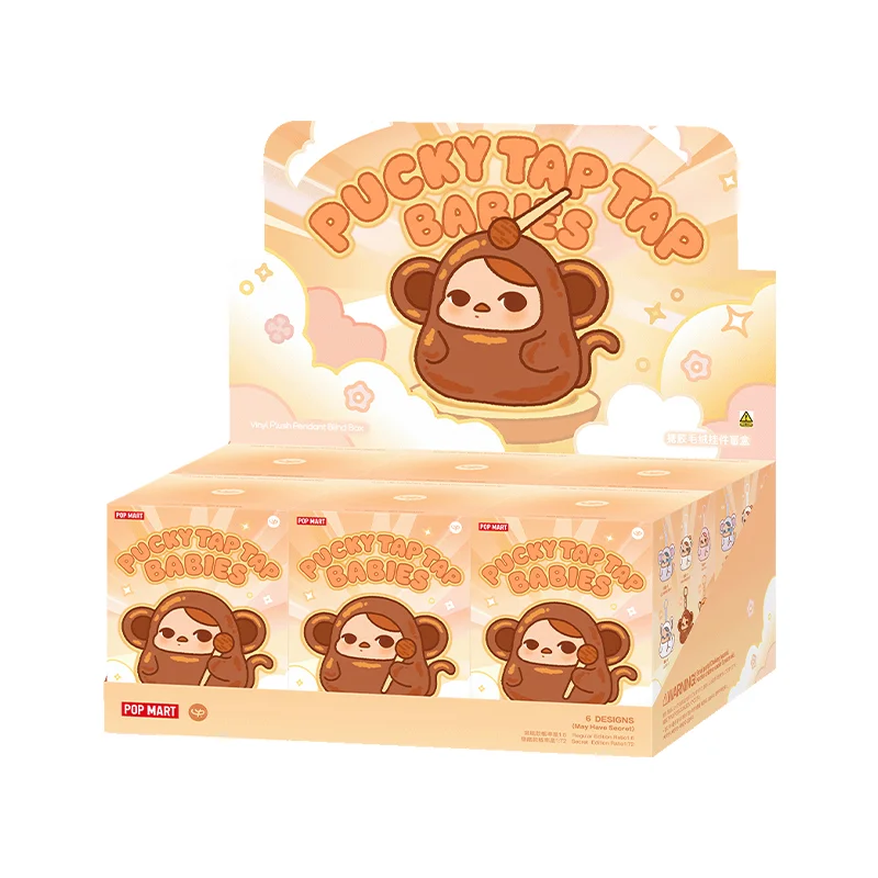 PUCKY Tap Tap Babies Series-Vinyl Plush Pendant Blind Box