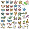 42 PCS DIY Diamond Painting Sticker Gem Sticker Crafts Kits (Butterfly Starfish)