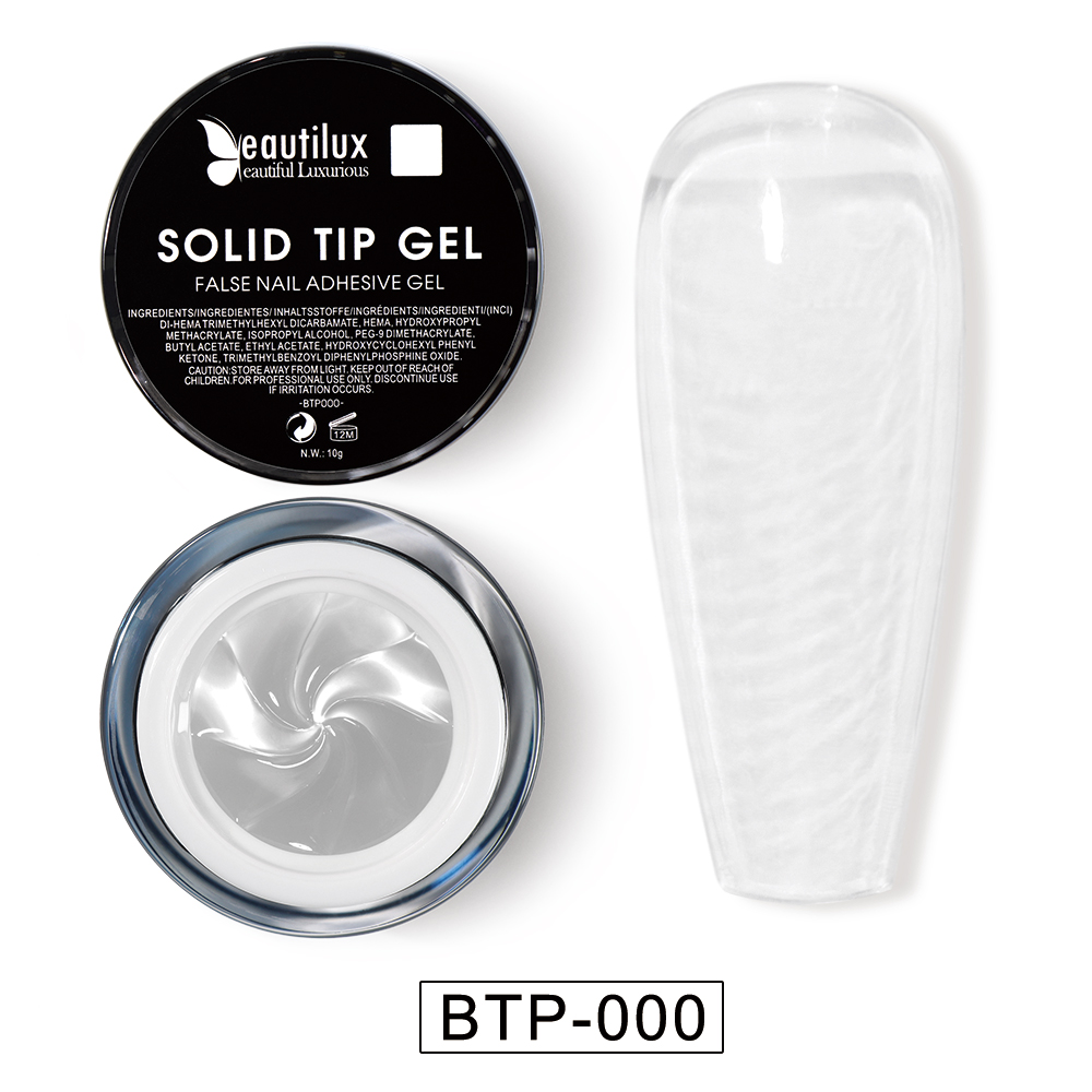 Solid Tip Gel 10g |False Nail Adhesive Gel |BTP000