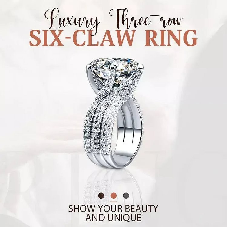 Carat Super Sparkling Moissanite Ring