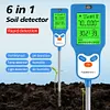 6 in 1 Soil Tester Fertility/Temp/Moisture/Sunlight/Humidity/PH Meter for Garden