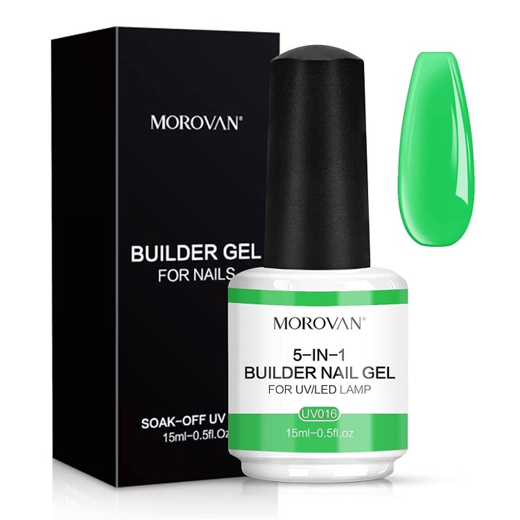Morovan Green Builder Gel for Nails PS19-UV16
