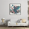 Flower Dragon-11CT Stamped Cross Stitch 50*50cm/19.69*19.69in