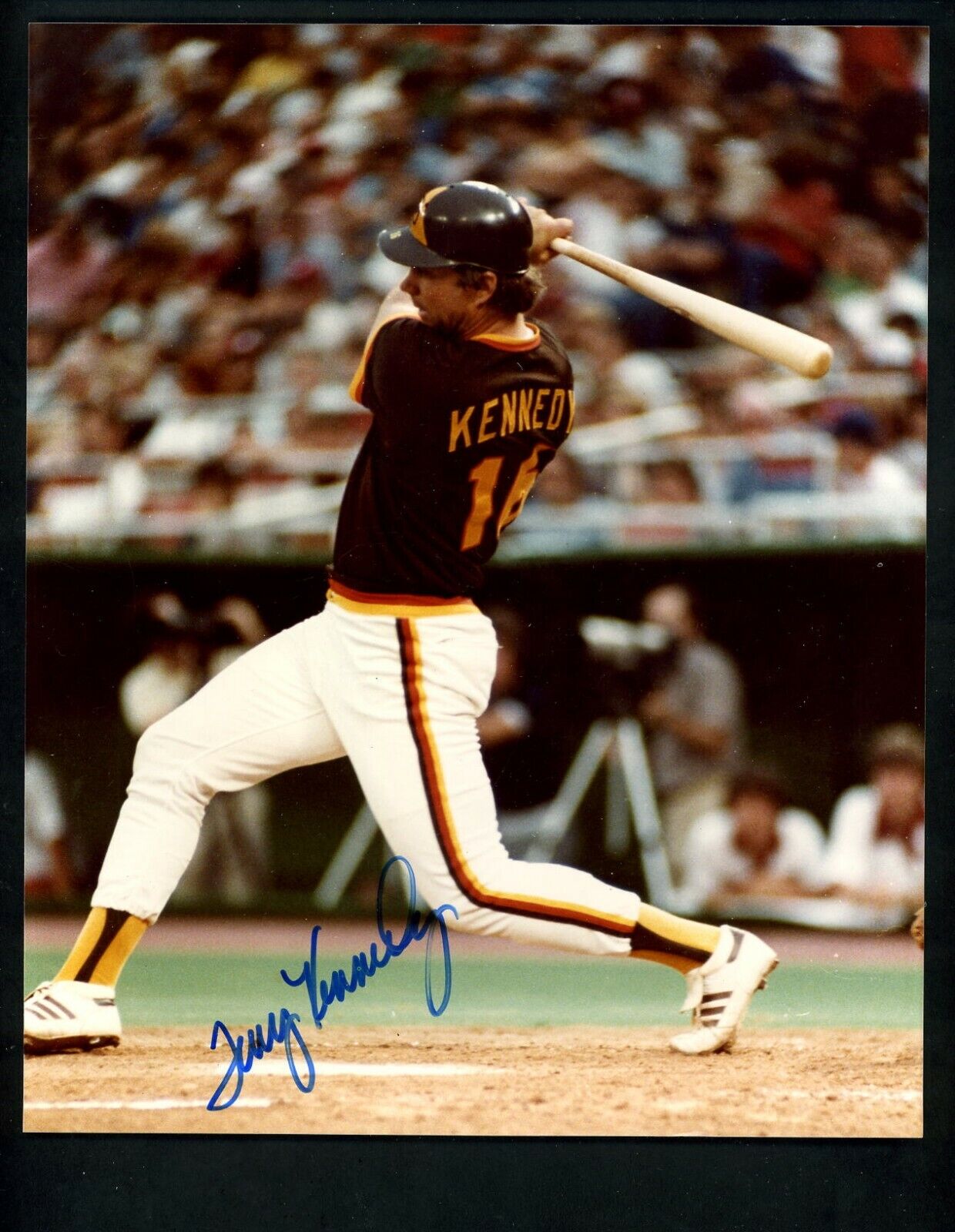 Terry Kennedy Signed Autographed 8 x 10 Photo Poster painting San Diego Padres  SHIPPING