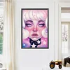 uk.everydayedeals (Limited Stock)Diamond Painting - Round AB Drills - Dark Candy Girl(45*65cm)