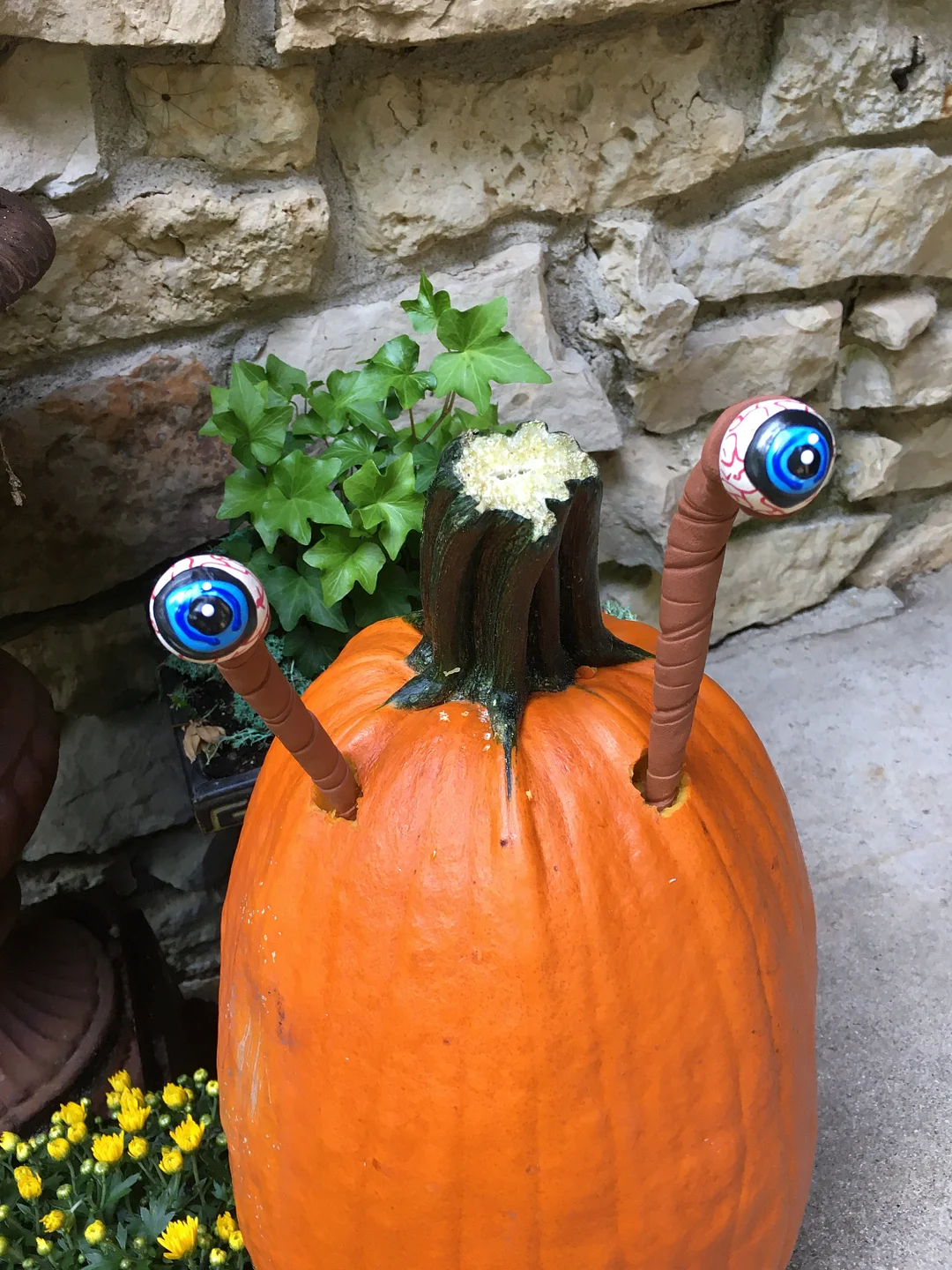 Halloween Eyeball Plant Markers