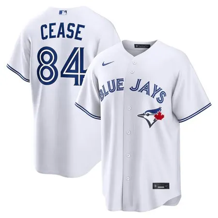 Youth Toronto Blue Jays #84 Dylan Cease White Cool Base Stitched Jersey