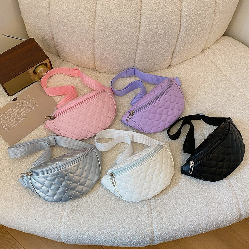 Children’s Waist Bag New Summer Simple Crossbody Bag Outgoing Children’s Backpack Lightweight Casual Chest Bag